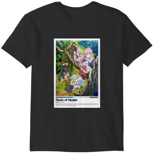 Discover Redo of Healer Anime Print T-Shirts