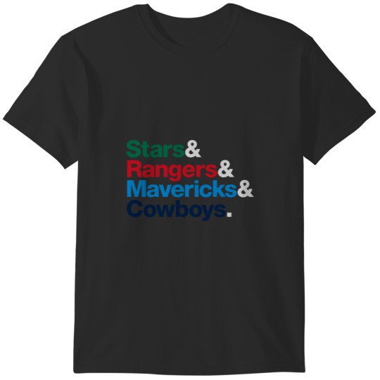 Discover Dallas Sports Teams T-Shirts