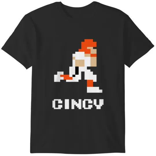 Discover 8 bit Cincy Football 1 T-Shirts