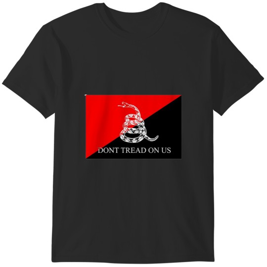 Discover Anarcho-Communist Gadsden Flag T-Shirts
