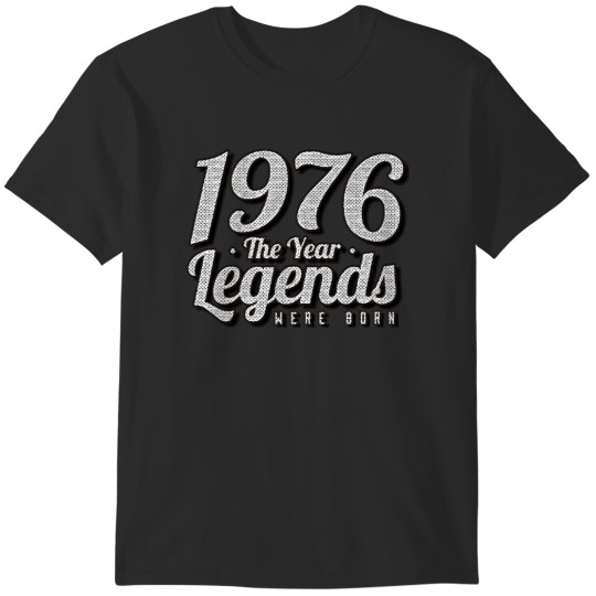 Discover 1970s Nostalgia 1976 Birth Year T-Shirts