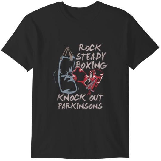 Discover Rock Steady Boxing Knock Out Parkinsons Fighter T-Shirts