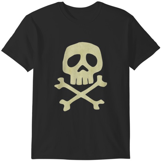 Discover Danzig Style Harlock Skull Crossbones Jolly Roger T-Shirts
