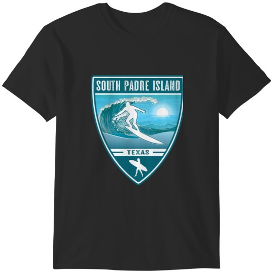 Discover Surf South Padre Island Texas T-Shirts