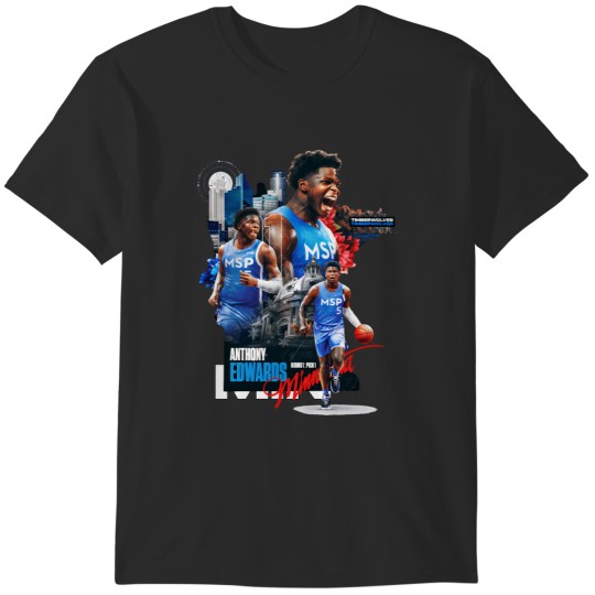 Discover Anthony EdwardsMinnesota Timberwolves T-Shirts