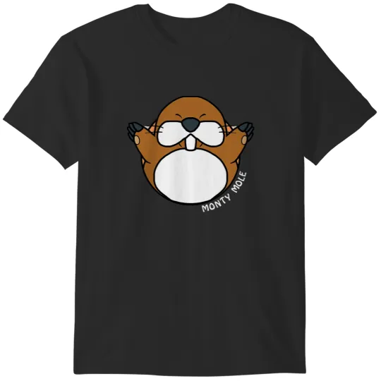 Discover Monty Mole FlamedVortex, designs T-Shirts