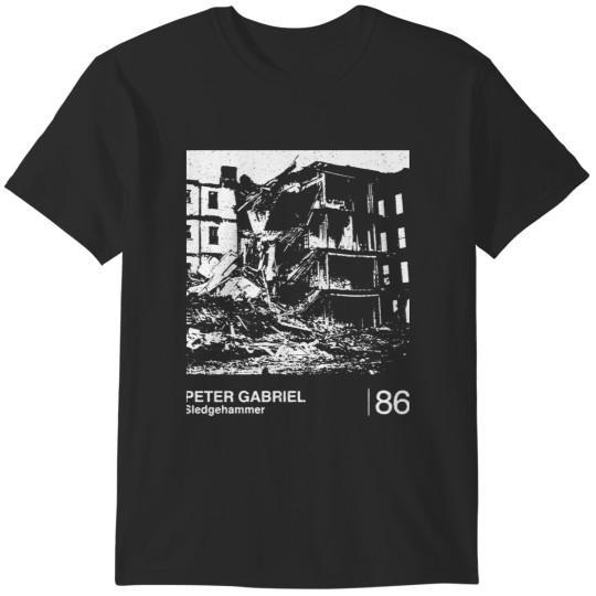 Discover Peter Gabriel Sledgehammer _ Minimalist Graphic Design Fan T-Shirts