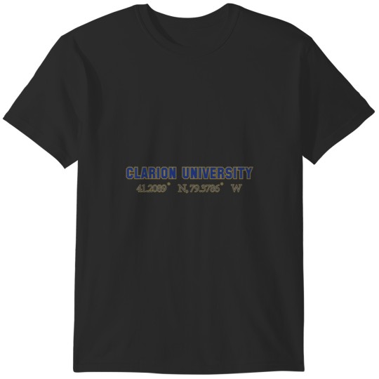 Discover Clarion University Coordinates T-Shirts