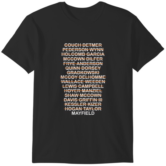 Discover Find Browns Quarterback List . Baker Mayfield 1999 Playoffs Jersey Clesveland Headband Jersey QB Cool Tee Beard Humor Fan Gift Quarterback T-Shirts