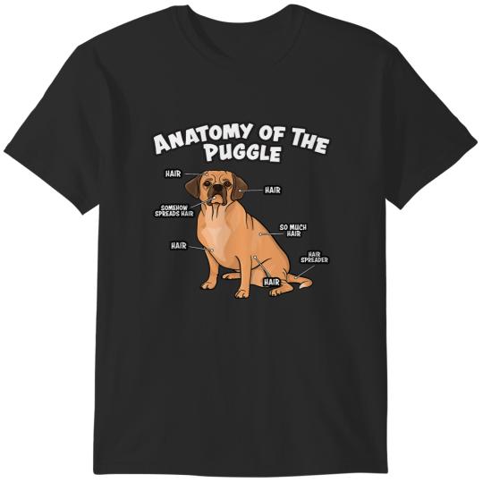Discover Beagle Dog Anatomy of The Puggle Funny Dog Lover Pug Beagle Breed 15 Beagles T-Shirts