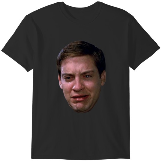 Discover Crying Tobey Maguire Meme T-Shirts