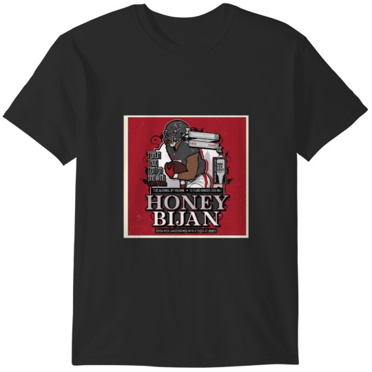 Discover Bijan Robinson Honey Bijan Falcons Art T-Shirts