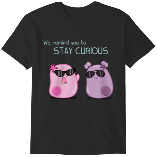 Discover Stay Curious with the Amoeba Sisters T-Shirts
