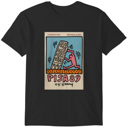 Discover Keith Haring Pisa - Italy Travel T-Shirts