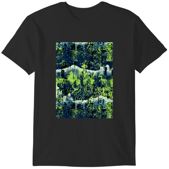 Discover Seattle Rain Puddles, sports team grunge Graphic T-Shirts