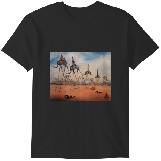 Discover Space Elephants Salvador Dali  .png T-Shirts