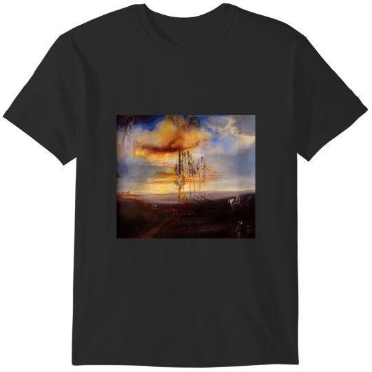 Discover Favourite Artists - Salvador Dali - The Way to Pubol Sticker.png T-Shirts