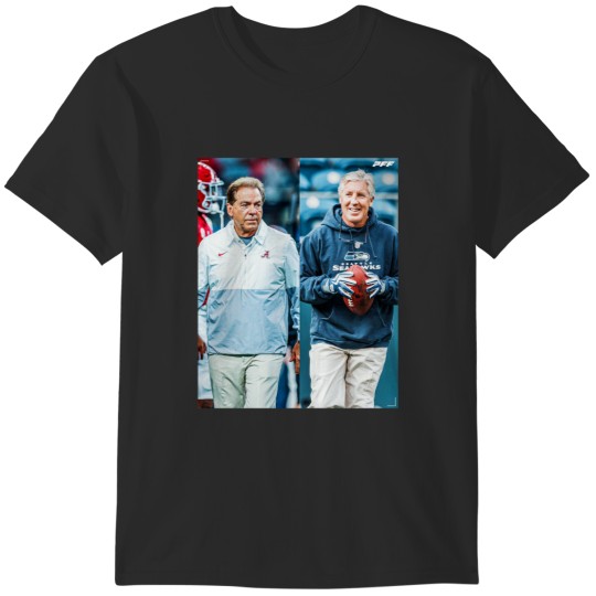 Discover Pete Carroll and Nick Saban hanging it up on the same day does not seem real T-Shirts