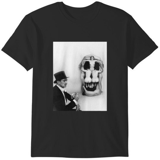 Discover Salvador Dali women skull Pin.png T-Shirts