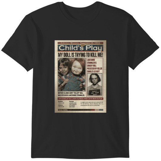 Discover Child's Play 1988 - Chucky Good Guys Doll T-Shirts