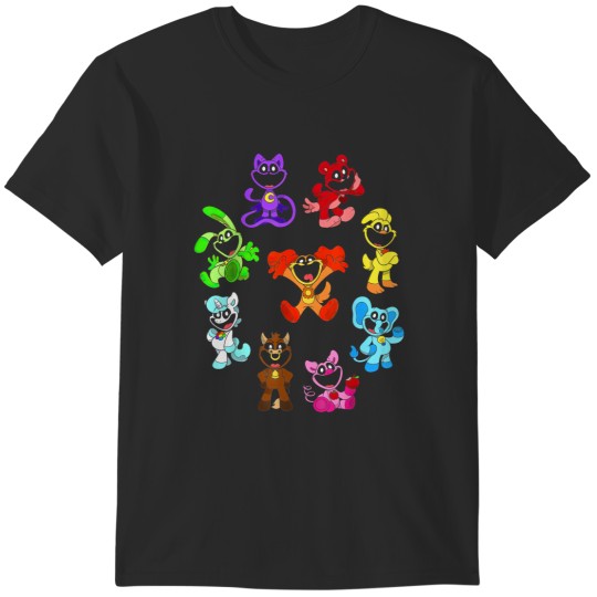 Discover Funny Vintage Smiling Critters Catnap Dogday Lover T-Shirts