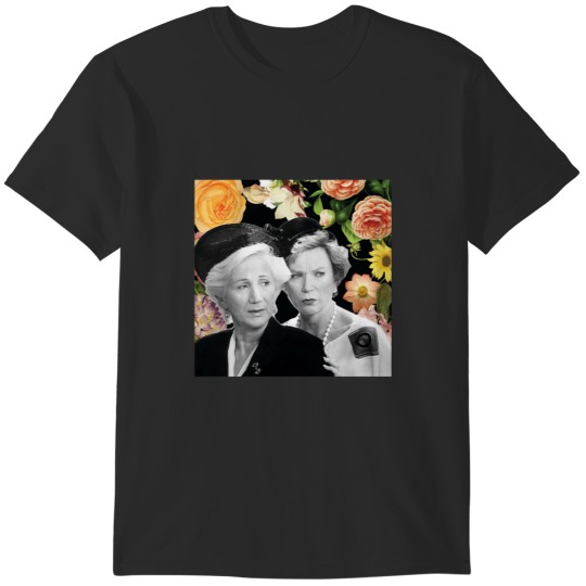 Discover Ouiser Boudreaux and Clairee Belcher of Steel Magnolias Movie on Floral T-Shirts