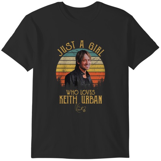 Discover Just A Girl Who Loves Keith Urban T-Shirts