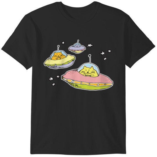 Discover space cats Fitted T-Shirts