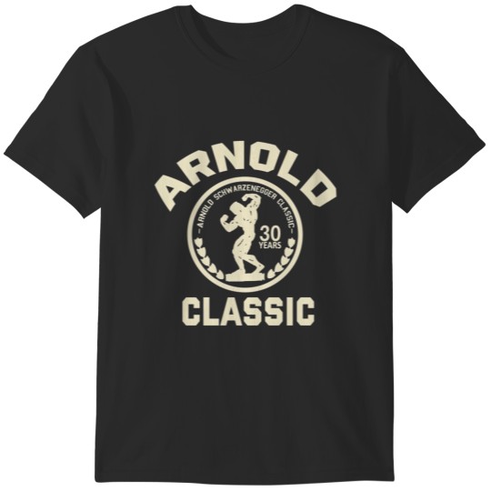 Discover Arnold Man Schwarzenegger Logo Sport funny T-Shirts