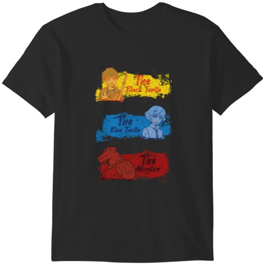 Discover Copia de TOWER OF GOD THE BLACK TURTLE THE BLUE TURTLE AND THE ALLIGATOR T-Shirts