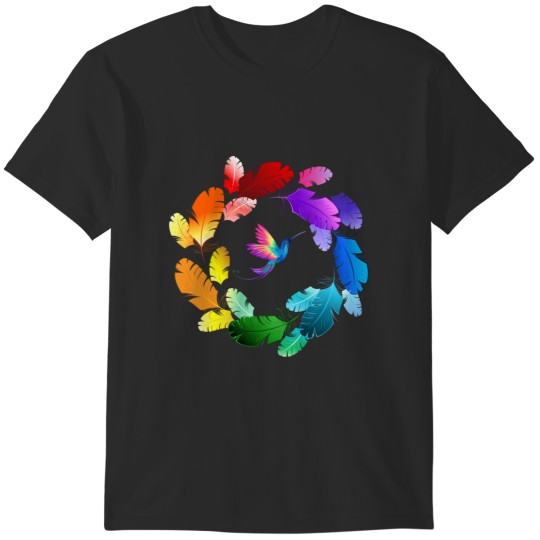 Discover A Colorful Bird Showing Beauty of Colors Sticker T-Shirts