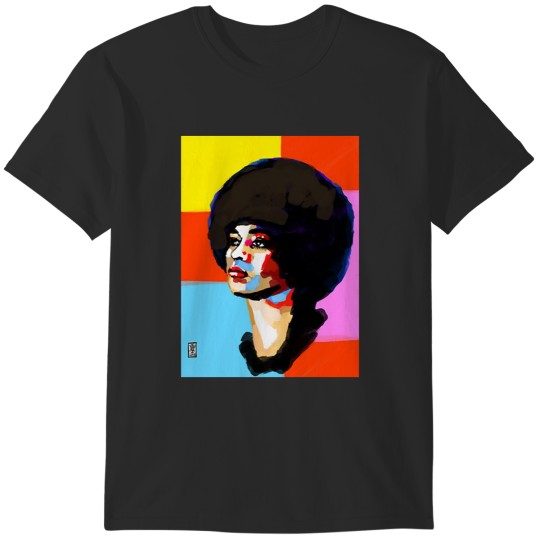 Discover Angela Davis Illustration T-Shirts
