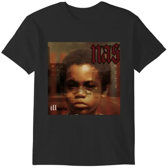 Discover Nas - Illmatic Album Cover T-Shirts