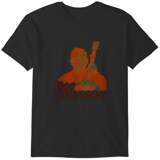 Discover Doc Watson Sepia Folk Rock Artist T-Shirts