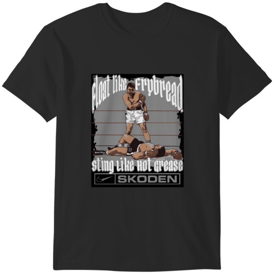 Discover Float Like Frybread, Sting Like Hot Grease SKODEN ALI T-Shirts