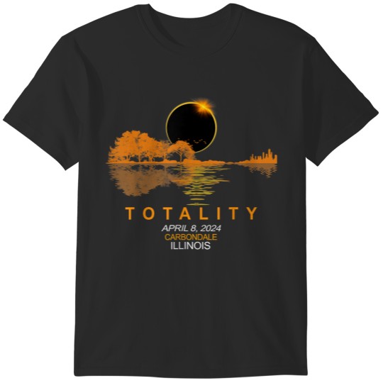 Discover Camisetas para presentes de guitarra Carbondale Illinois Total Solar Eclipse 2024