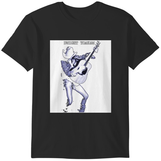 Discover Dwight Yoakam Concert Trace Guitar Music Band Adkins Logo T-Shirts