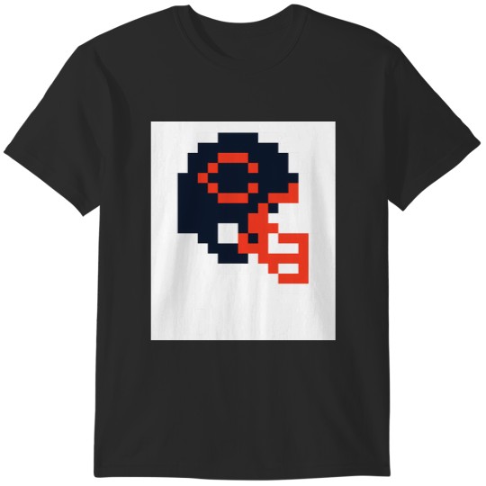Discover Chicagos Bears (Tecmo Supers Bowl Football Helmet) Mark Hoffman T-Shirts