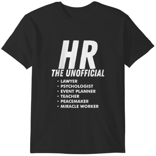 Discover HR The Unofficial Human Resources Gift for HR T-Shirts