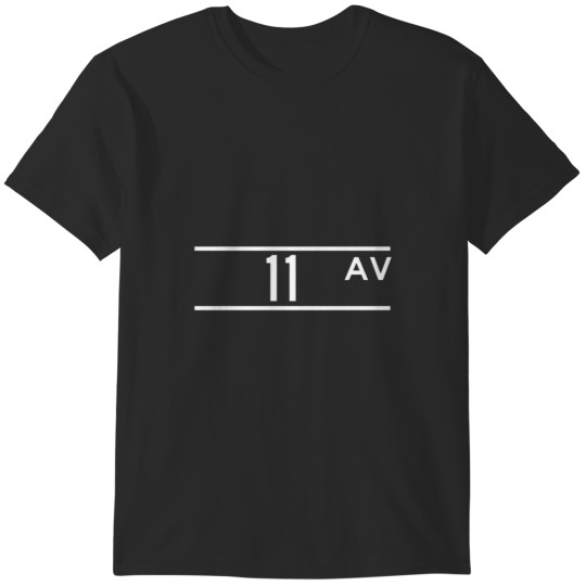 Discover 11th Avenue New York City Street T-Shirts