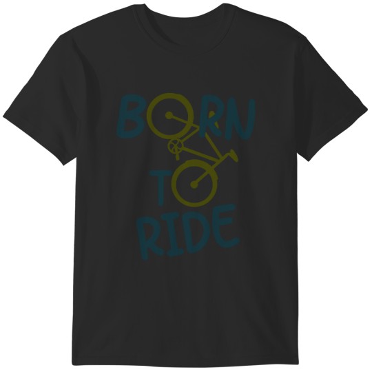 Discover Ebike Born To Ride Biker Cyclist Bicycle Fun T-Shirts