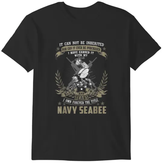 Discover navy seabee, it can not be inherited or purchase T-Shirts