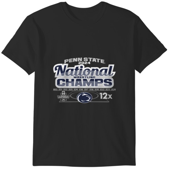 Discover penn state nittany lions national champs wrestling 2024 T-Shirts