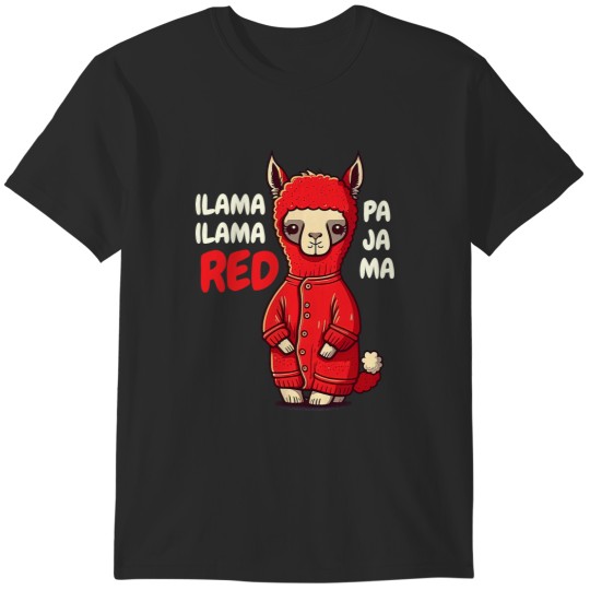 Discover Lama Llama Llama Red Pajama Touch of Alpaca Boys Girls T-Shirts