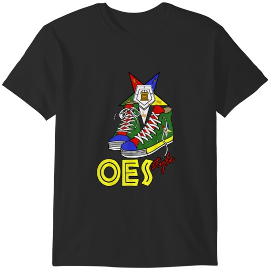 Discover Oes High Top Sneaker Style Of The Eastern Star P T-Shirts