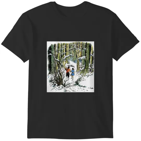 Discover Narnia the Lion the Witch and the Wardrobe original illustration T-Shirts