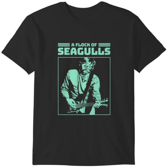 Discover A Flock Of Seagulls  Fanwerk Sticker.png T-Shirts
