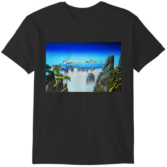 Discover Yes Close to the Edge Art Print Roger Dean Progressive Rock T-Shirts