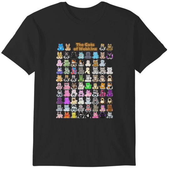 Discover The Cats of Webkinz T-Shirts