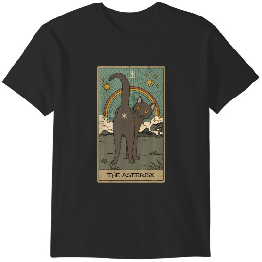 Discover Funny Tarot Card Cat The Asterisk Lovers Cat Tarot T-Shirts